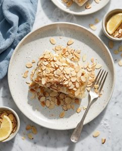 Filet de poisson air fryer doré aux amandes, croûte croustillante et citron, prêt en 15 minutes