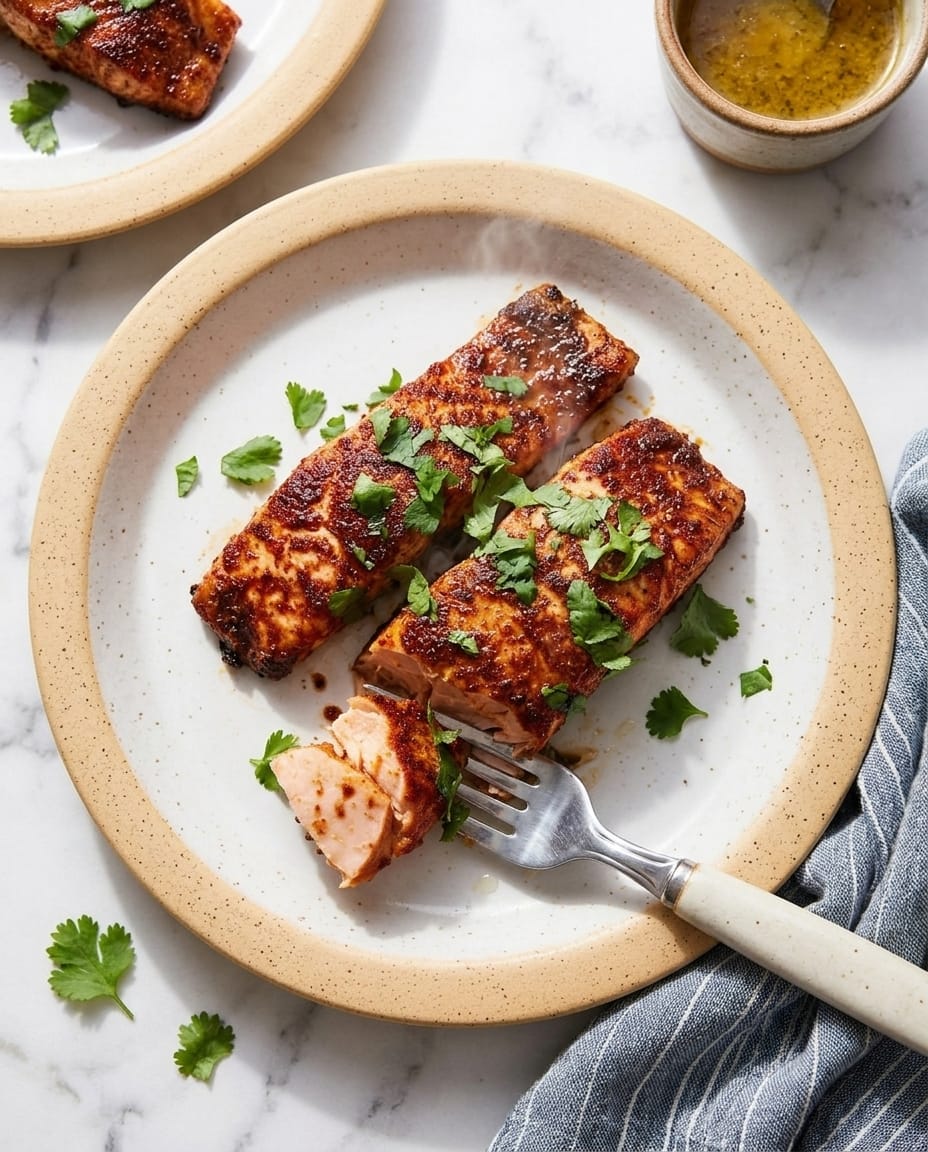 Saumon surgelé airfryer doré et fondant dans le panier, prêt en 15 minutes, sans décongélation