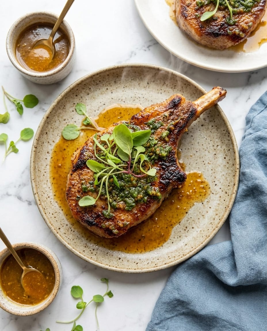 Côte de veau airfryer croustillante, panure dorée et cœur juteux, servie avec sauce moutarde à côté